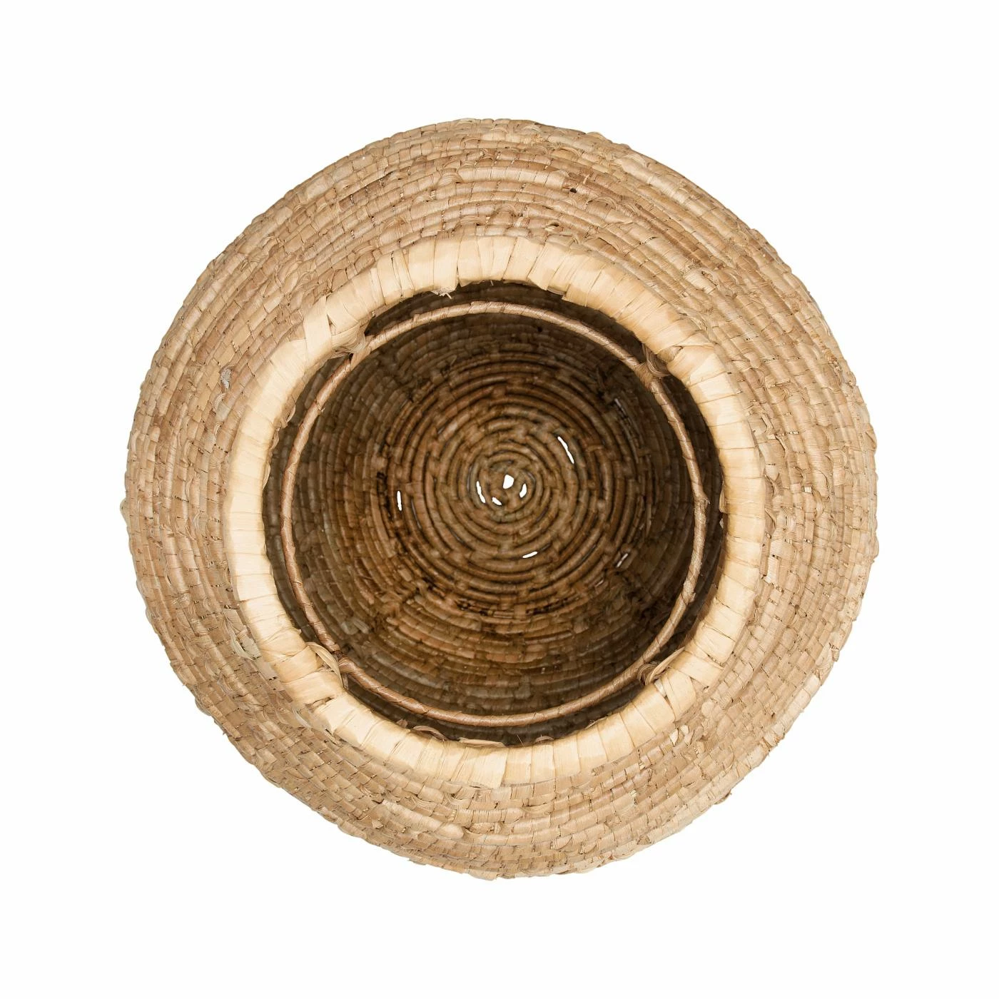 Deals β¨ Decorative Storage Baskets 3R Studios Large Handwoven Cattail Basket β¨ - Image 4