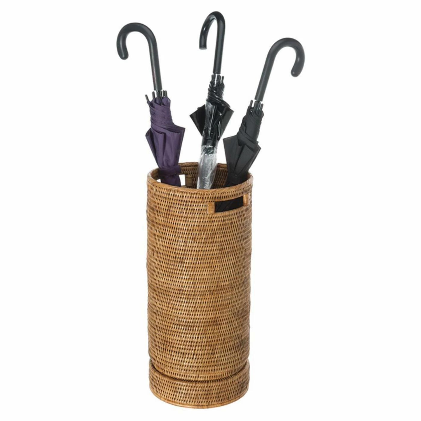Wholesale βοΈ Decorative Storage Baskets KOUBOO La Jolla Handwoven Tall Rattan Storage Basket With Water Catch π - Image 4