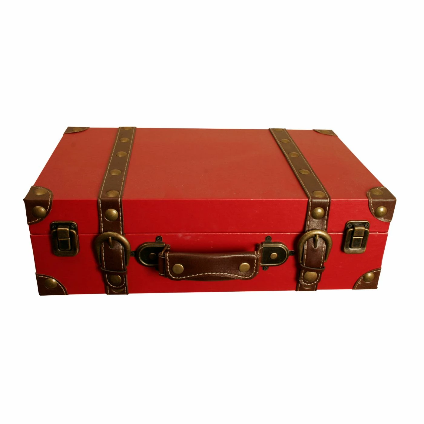 Best Pirce β€οΈ Decorative Storage Boxes Wald Import Faux Leather Suitcase π 4 Best Pirce β€οΈ Decorative Storage Boxes Wald Import Faux Leather Suitcase π - Image 4