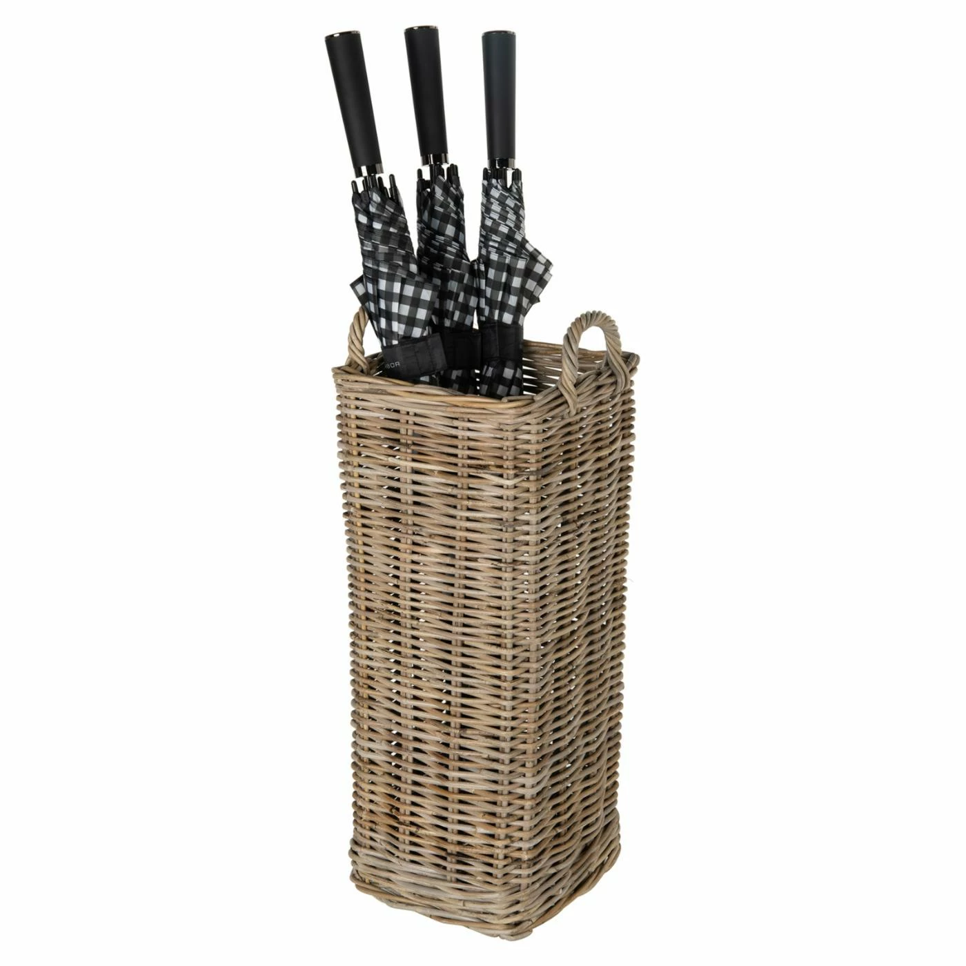 Wholesale βοΈ Decorative Storage Baskets KOUBOO La Jolla Handwoven Tall Rattan Storage Basket With Water Catch π - Image 6