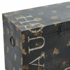 Best Pirce ๐ Decorative Storage Boxes DecMode Metal Trunk - Set Of 3 ๐ 13 Best Pirce ๐ Decorative Storage Boxes DecMode Metal Trunk - Set Of 3 ๐ -DecMode Collection Shop detail3UMA2419