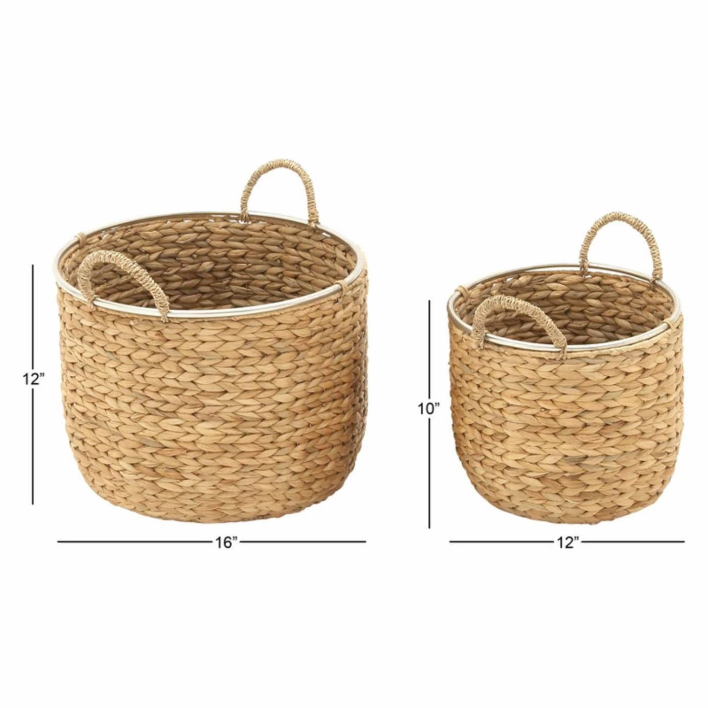 Top 10 ๐ฏ Basket Sets DecMode Seagrass Basket - Set Of 2 ๐ - Image 2