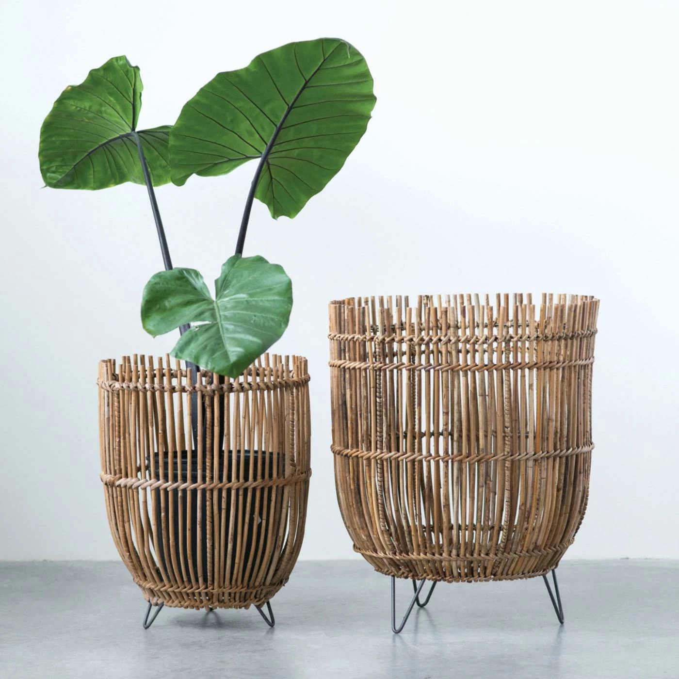 Promo β Basket Sets 3R Studios Round Arurog Baskets With Metal Hairpin Feet - Set Of 2 β€οΈ - Image 3