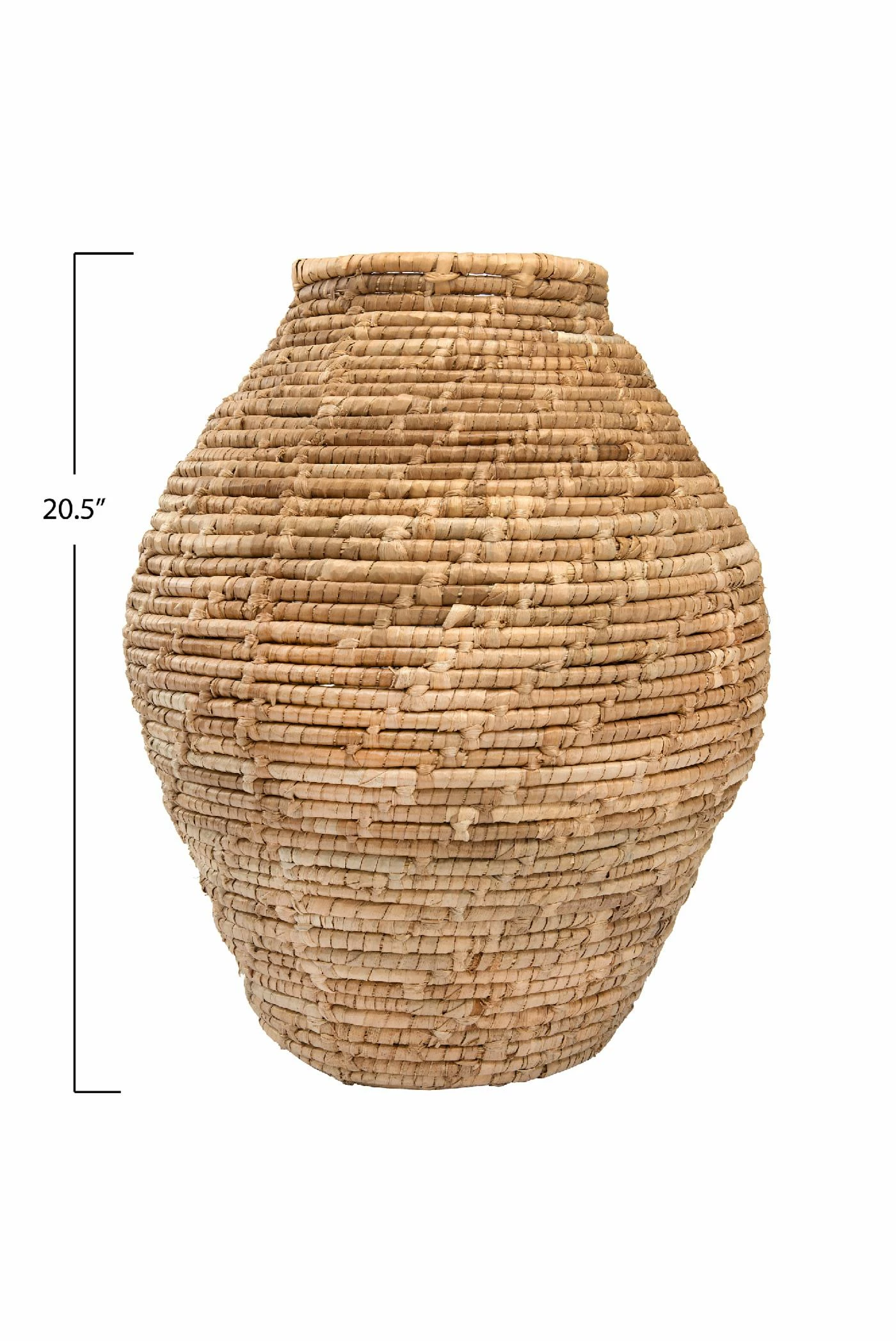 Deals β¨ Decorative Storage Baskets 3R Studios Large Handwoven Cattail Basket β¨ - Image 3