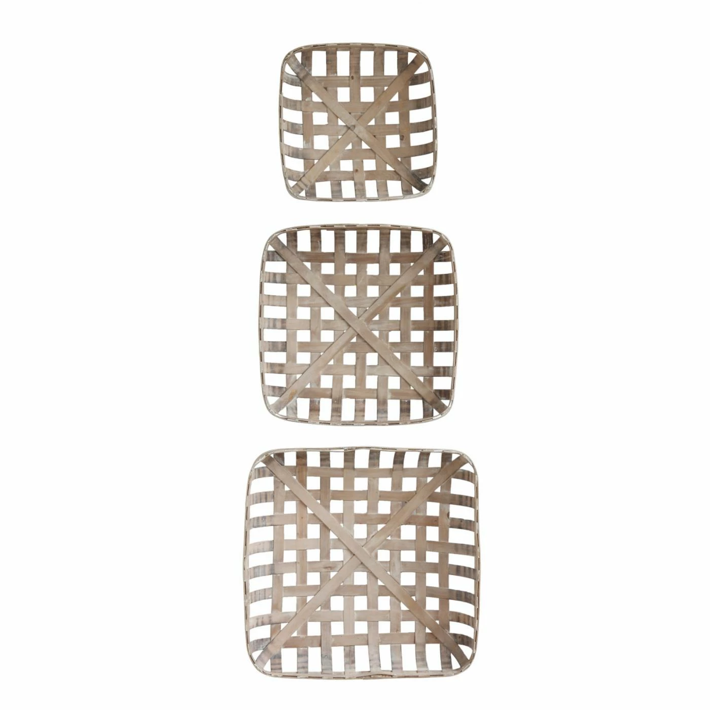 Buy ⨠Basket Sets 3R Studios Woven Cork Baskets - Set Of 3 𧨠- Image 3
