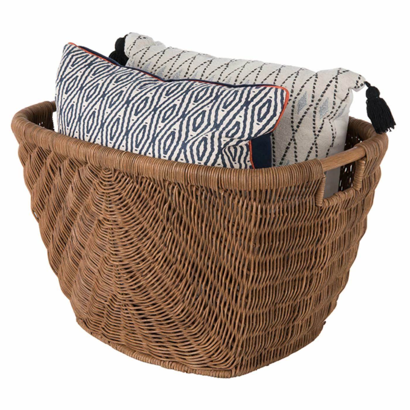 Budget ๐ Decorative Storage Baskets KOUBOO Fan Decorative Wicker Storage Basket With Rattan Pole Handle ๐ - Image 2