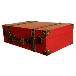 Best Pirce β€οΈ Decorative Storage Boxes Wald Import Faux Leather Suitcase π 9 Best Pirce β€οΈ Decorative Storage Boxes Wald Import Faux Leather Suitcase π -DecMode Collection Shop detailWALD388