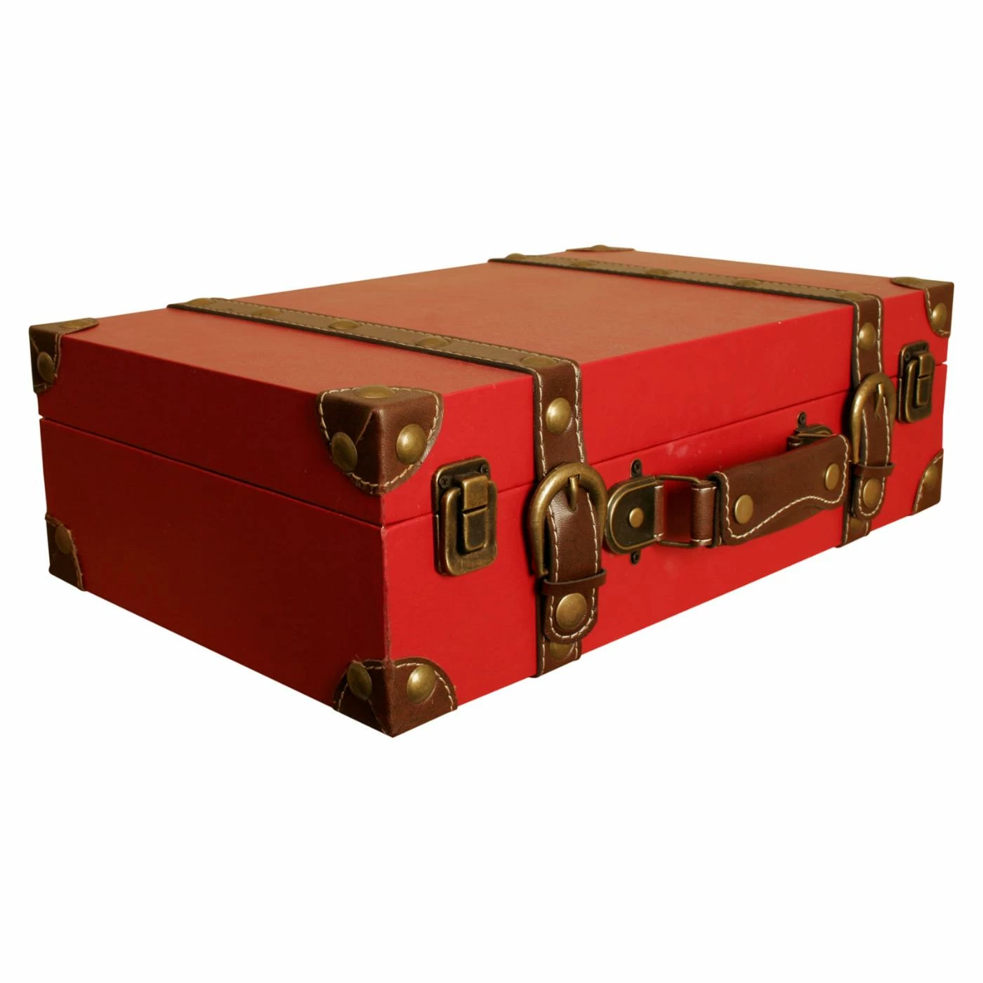 Best Pirce β€οΈ Decorative Storage Boxes Wald Import Faux Leather Suitcase π 2 Best Pirce β€οΈ Decorative Storage Boxes Wald Import Faux Leather Suitcase π - Image 2