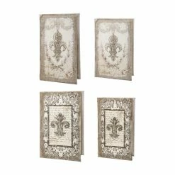 Cheapest ⌛ A & B Home Decorative Book Boxes A & B Home Fleur Book Boxes - Set Of 4 🧨