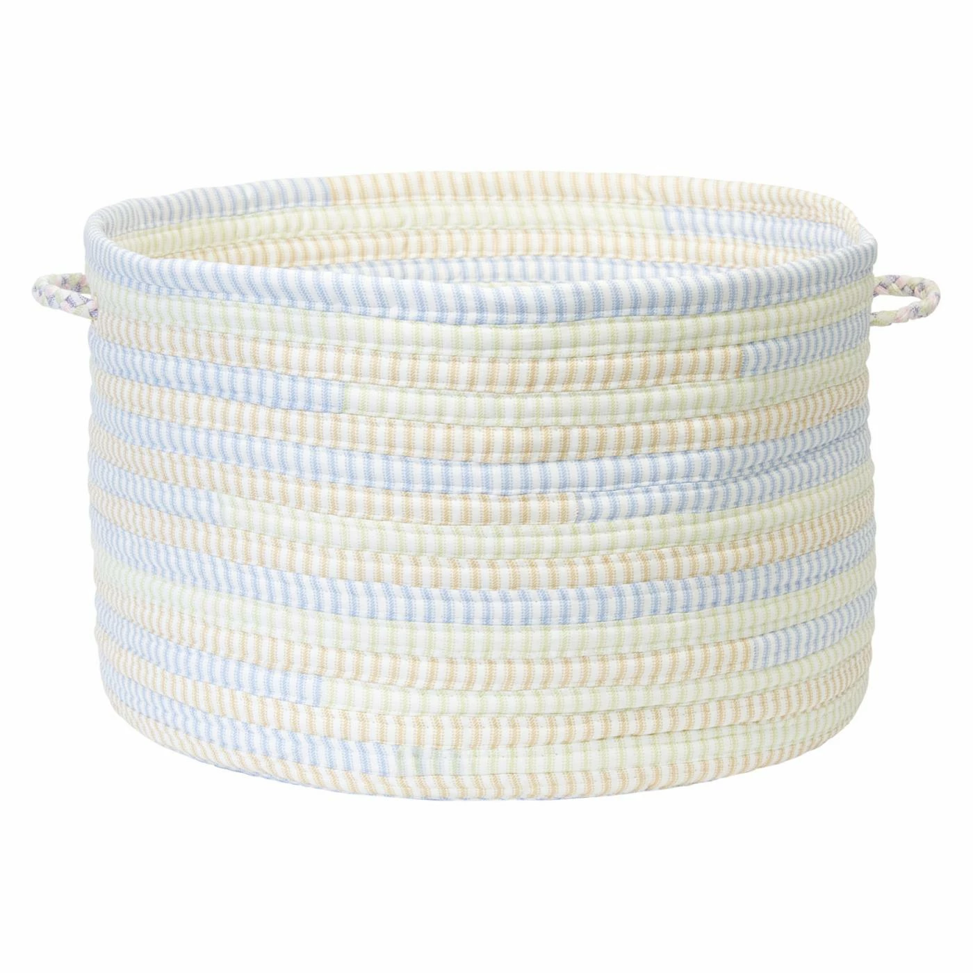 Flash Sale ๐ Decorative Storage Baskets Colonial Mills Ticking Stripe Storage Basket - 18 Diam. X 12 In. ๐