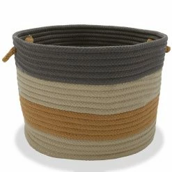 Best deal 😀 Decorative Storage Baskets Colonial Mills Granada Round Basket ✨