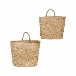 Top 10 ๐ฅฐ Basket Sets 3R Studios Handwoven Beige Seagrass Wall Baskets - Set Of 2 ๐