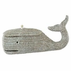 Best deal 🎁 Decorative Storage Baskets 3R Studios Bankuan Rope Whale Decorative Box ⌛