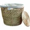 Cheap 🌟 Decorative Storage Baskets Northlight Natural Water Hyacinth Braided Basket ⭐