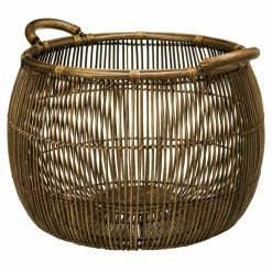 Discount ✨ Decorative Storage Baskets KOUBOO Large Open Weave Rattan And Wicker Storage Basket ⌛