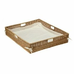 Best deal 🌟 Decorative Storage Baskets KOUBOO Wicker Handwoven Under Bed Basket Liner And Cover 🔥