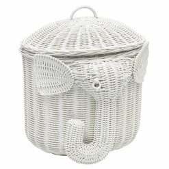 Coupon ❤️ Decorative Storage Baskets KOUBOO Rattan Elephant Storage Basket 🤩