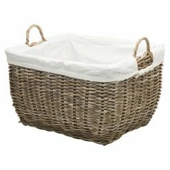 Cheapest ✨ Decorative Storage Baskets KOUBOO Kobo Rattan Rectangular Laundry Basket With Liner 🧨
