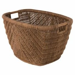 Budget 🎁 Decorative Storage Baskets KOUBOO Fan Decorative Wicker Storage Basket With Rattan Pole Handle 🛒