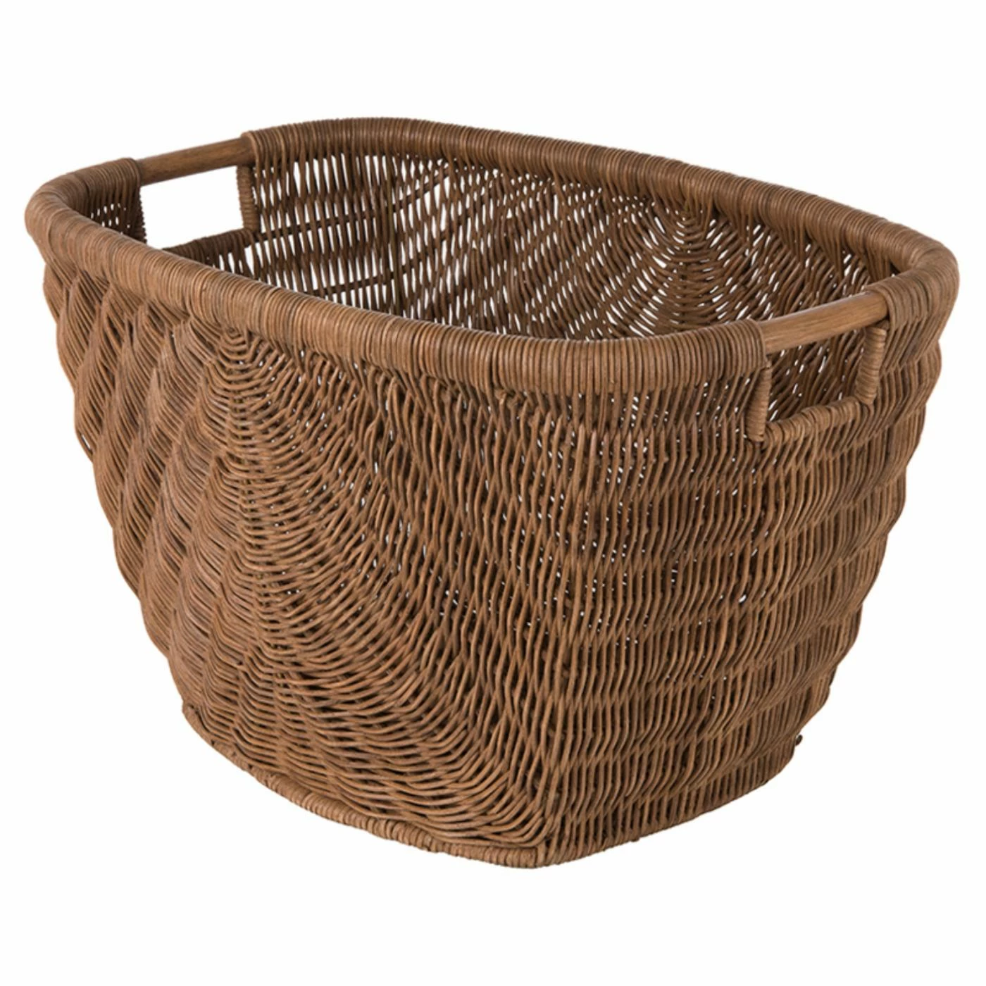 Budget ๐ Decorative Storage Baskets KOUBOO Fan Decorative Wicker Storage Basket With Rattan Pole Handle ๐