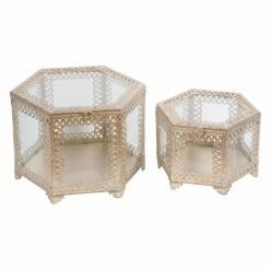 Buy 🤩 Decorative Storage Boxes Privilege International Octagon Box - Set Of 2 🛒