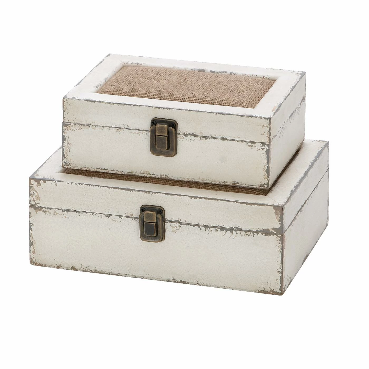 Coupon π Decorative Storage Boxes DecMode Decorative Box - Off White - Set Of 2 β