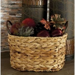 New โ๏ธ Basket Sets DecMode Metal Wicker Basket - Set Of 3 ๐
