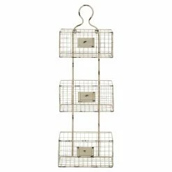 Top 10 🎉 Wall Hanging Baskets DecMode Hanging 3 Tier Basket Wall Accent ⌛