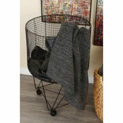 Top 10 🧨 Decorative Storage Baskets DecMode Mobile Storage Basket 🔥