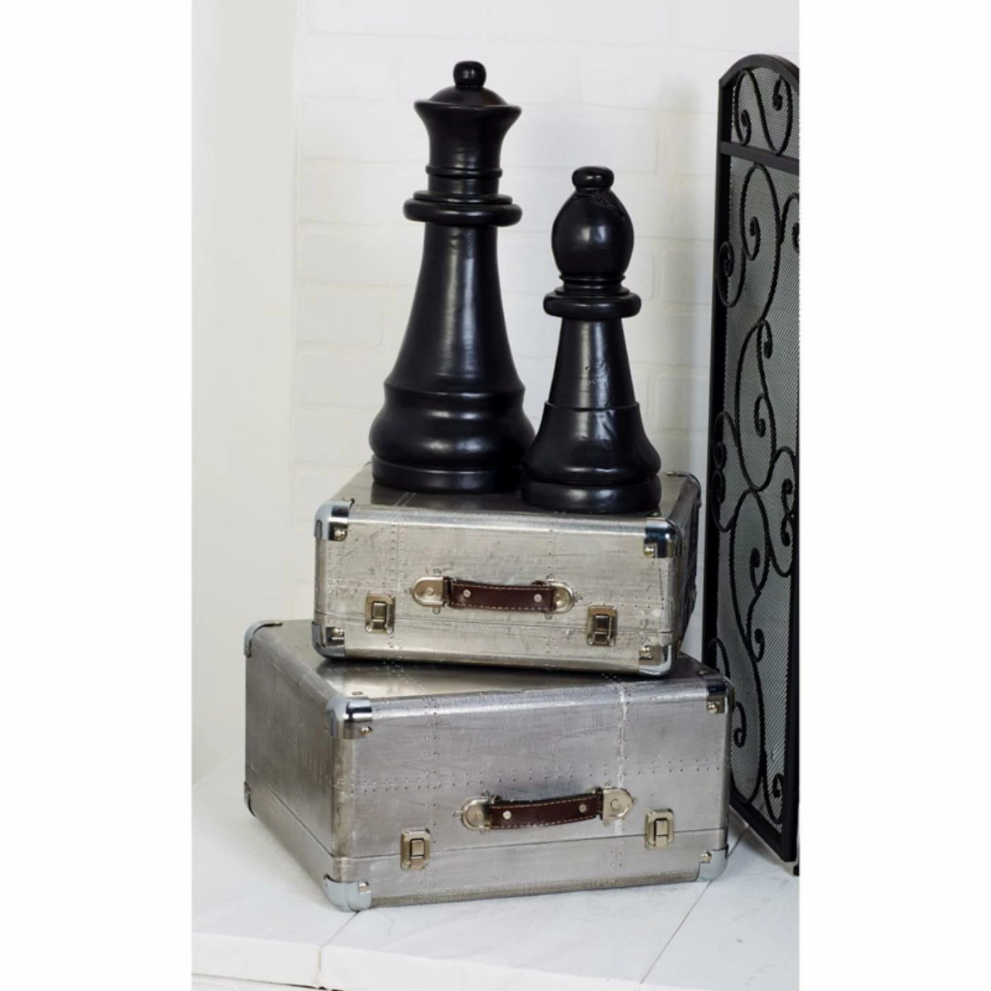 Deals ๐ Decorative Storage Boxes DecMode Aluminum Decorative Box - Set Of 2 ๐งจ