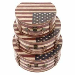 Top 10 ๐ Decorative Storage Boxes DecMode 16 In. Wood Decorative Box - Set Of 3 โค๏ธ