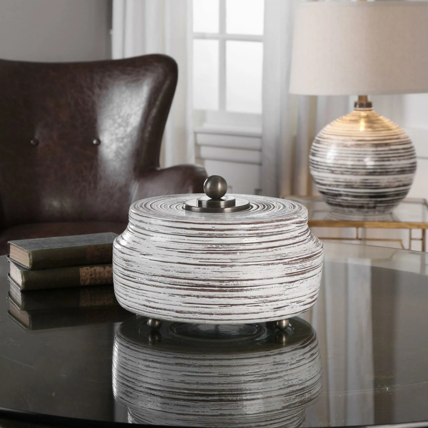 New 👍 Decorative Storage Boxes Uttermost Saltillo Box 🥰