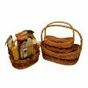 Flash Sale ✨ Basket Sets Wald Import Tuscana Decorative Basket With Wood Chip Handle - Set Of 3 🔥