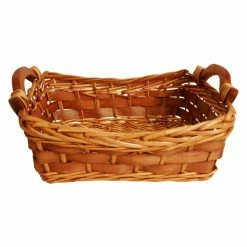 Wholesale โ๏ธ Decorative Storage Baskets Wald Import 12 In. Carved Willow Basket โ๏ธ