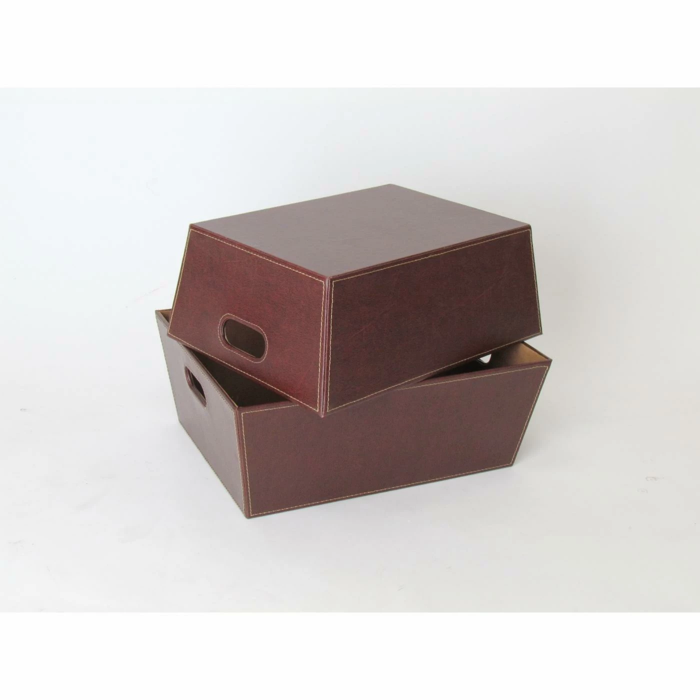 Outlet 🥰 Decorative Storage Baskets Wayborn Faux Leather Magazine Tray 🔥