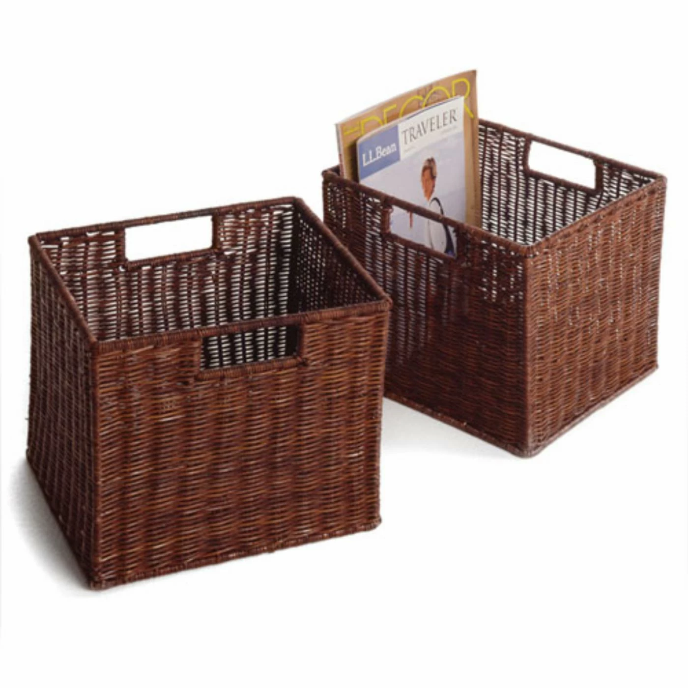 Best Pirce ๐ฏ Basket Sets Winsome Wicker Walnut Storage Basket - Set Of 2 โ