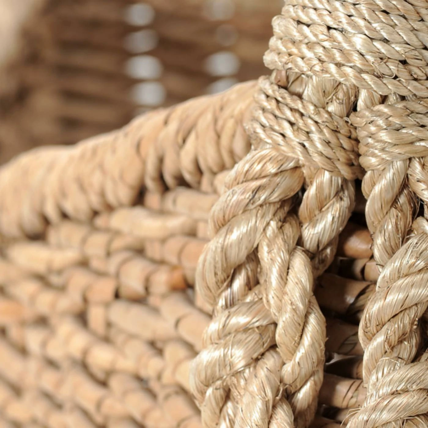 Best deal π Decorative Storage Baskets KOUBOO Large Rectangular Handwoven Chunky Seagrass Basket β - Image 5