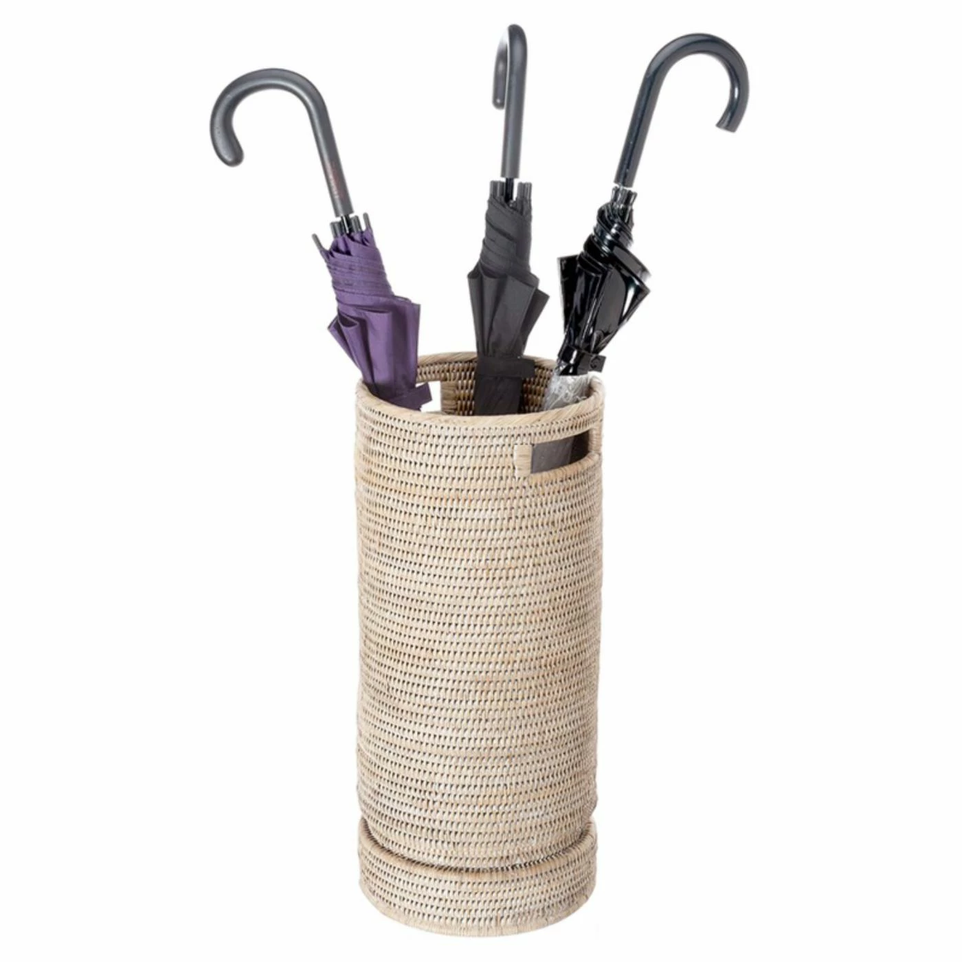 Wholesale βοΈ Decorative Storage Baskets KOUBOO La Jolla Handwoven Tall Rattan Storage Basket With Water Catch π - Image 5
