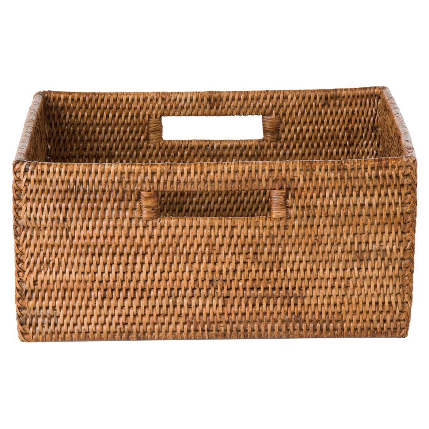 Discount โญ Decorative Storage Baskets KOUBOO La Jolla Rattan Shelf Basket With Handles โ - Image 4
